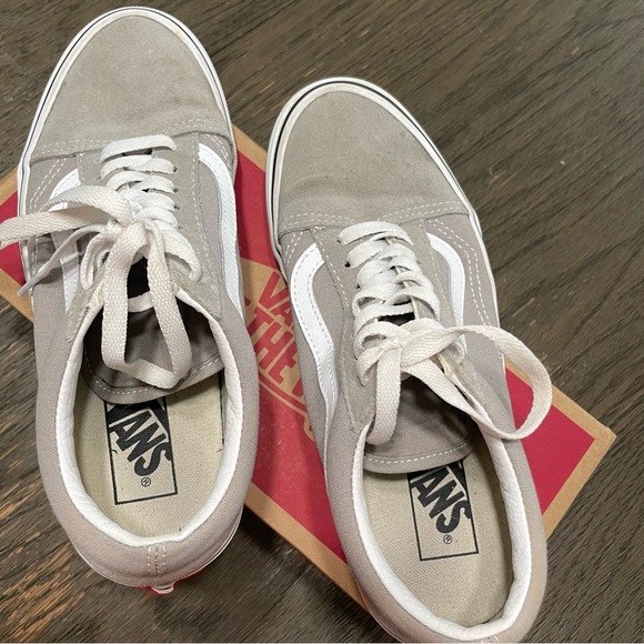 VANS Old Skool Shoe Unisex M 6.5 W 8 Color Drizzle/True White - Picture 5 of 9